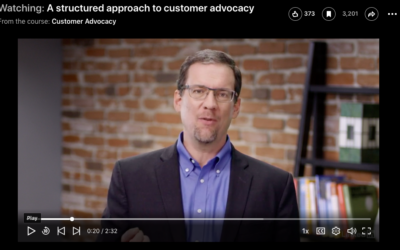 A Structured Approach to Customer Advocacy
