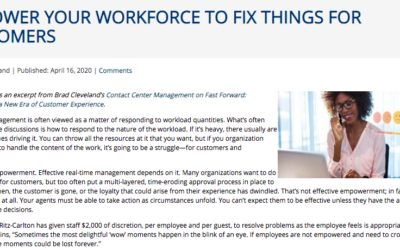 Empower Your Workforce to Fix Things for Customers