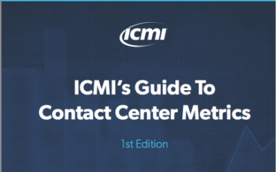 New ebook (free), ICMI’s Guide to Contact Center Metrics