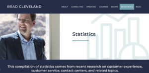 Statistics page