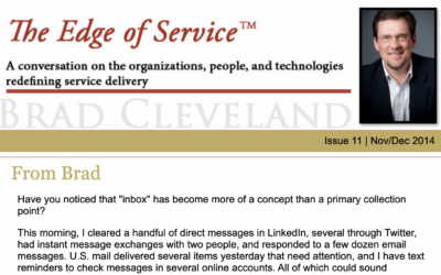The Edge of Service® Newsletter, Issue 11: A Multichannel World