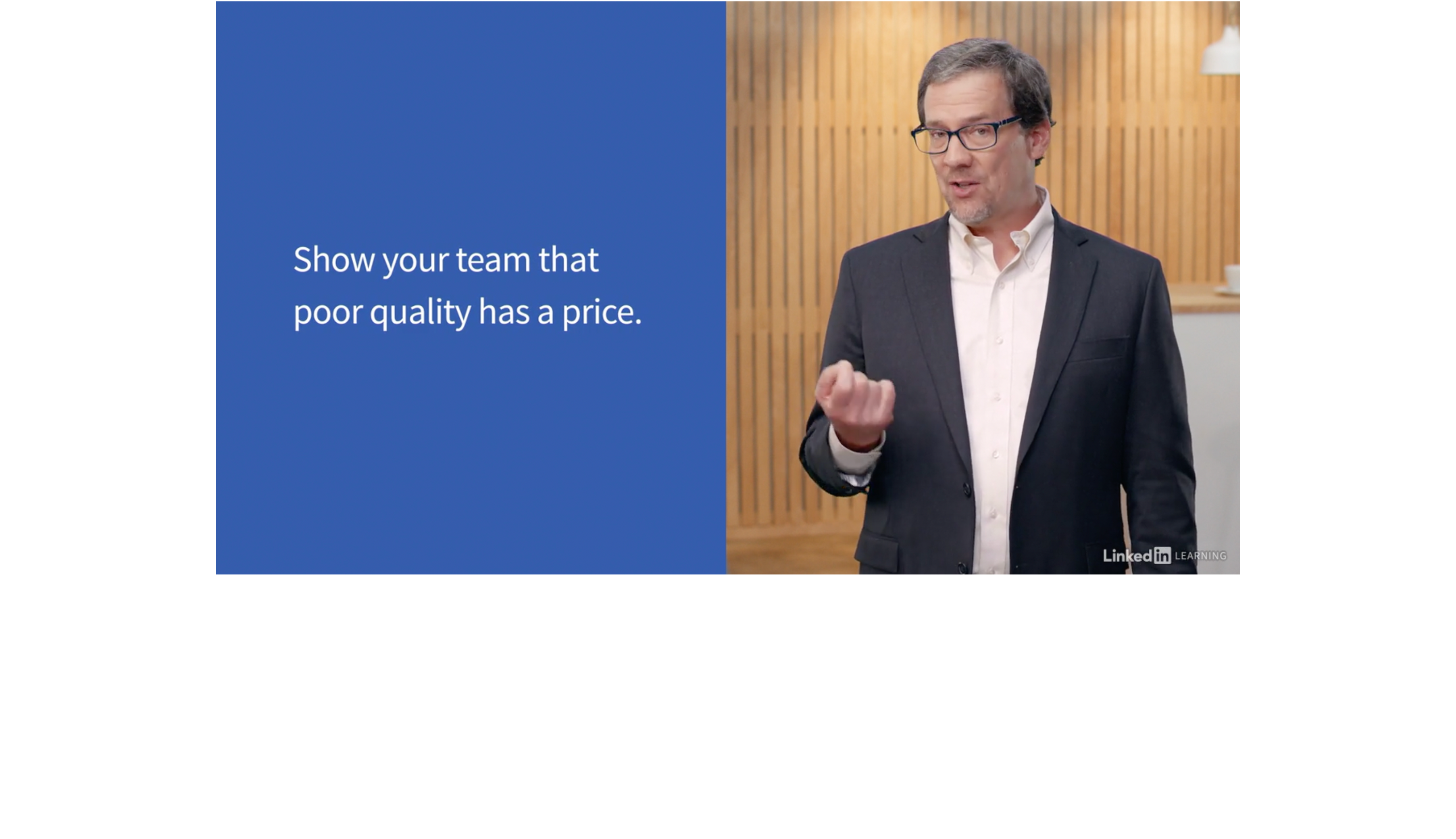 Brad Cleveland's Quality Standards Course